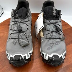Salomon Speedcross 6 GTX Trail Running Shoes Grey Black GoreTex L47465400 Men 11